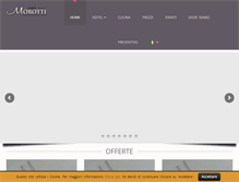 Tablet Screenshot of hotelmorotti.it